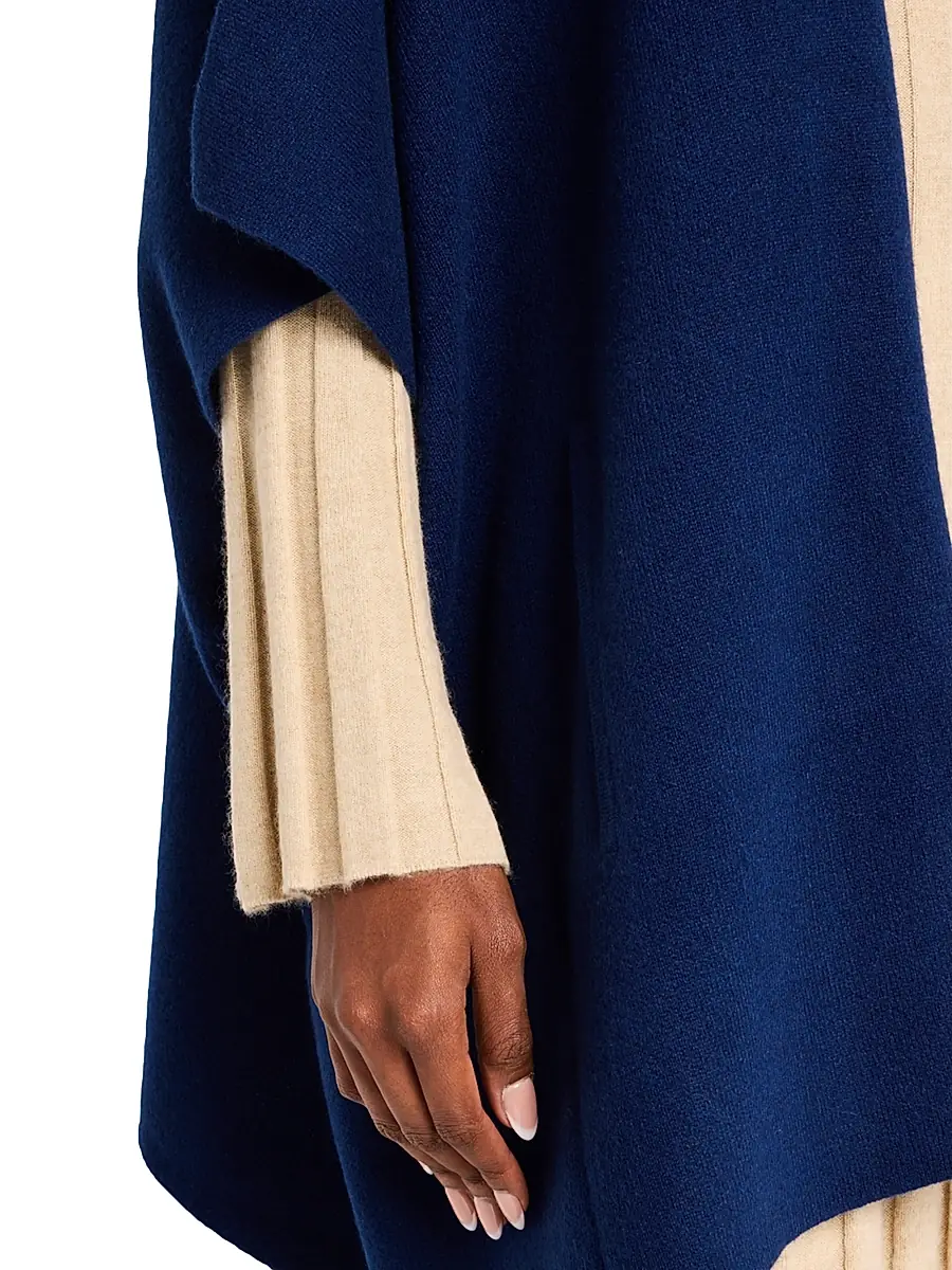 Sofia Cashmere Women's Cashmere Double-Knit Cape | Thumbnail 5 Sofia Cashmere Women's Cashmere Double-Knit Cape | Thumbnail 5