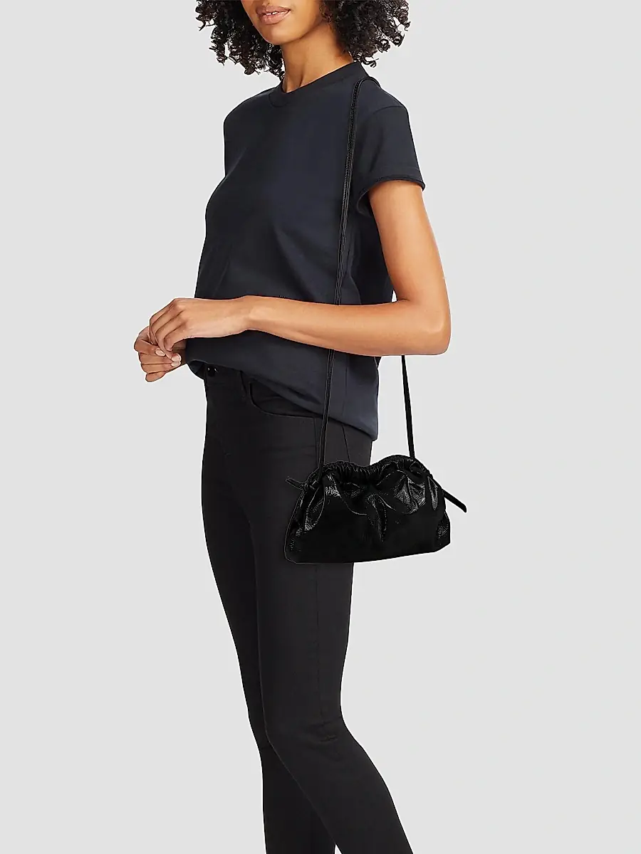 MANSUR GAVRIEL Women's Mini Cloud Leather Clutch | Thumbnail 2 MANSUR GAVRIEL Women's Mini Cloud Leather Clutch | Thumbnail 2