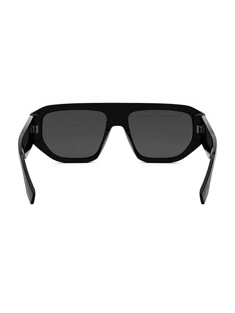 Fendi Men's Fendigraphy 54MM Geometric Sunglasses - Grey Black | Thumbnail 13 Fendi Men's Fendigraphy 54MM Geometric Sunglasses - Grey Black | Thumbnail 13