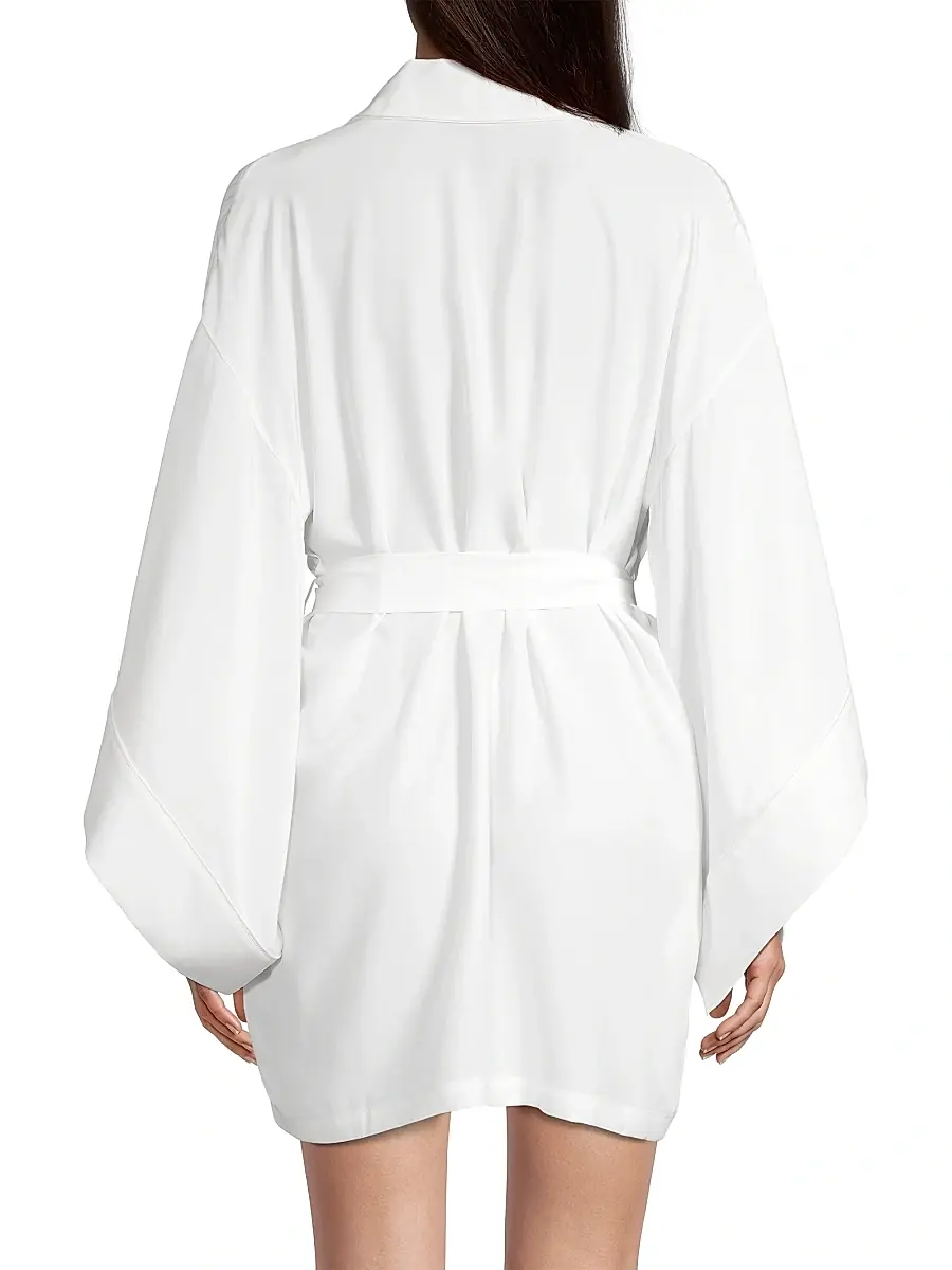 Kiki de Montparnasse Women's Silk Kimono-Inspired Robe | Thumbnail 4 Kiki de Montparnasse Women's Silk Kimono-Inspired Robe | Thumbnail 4