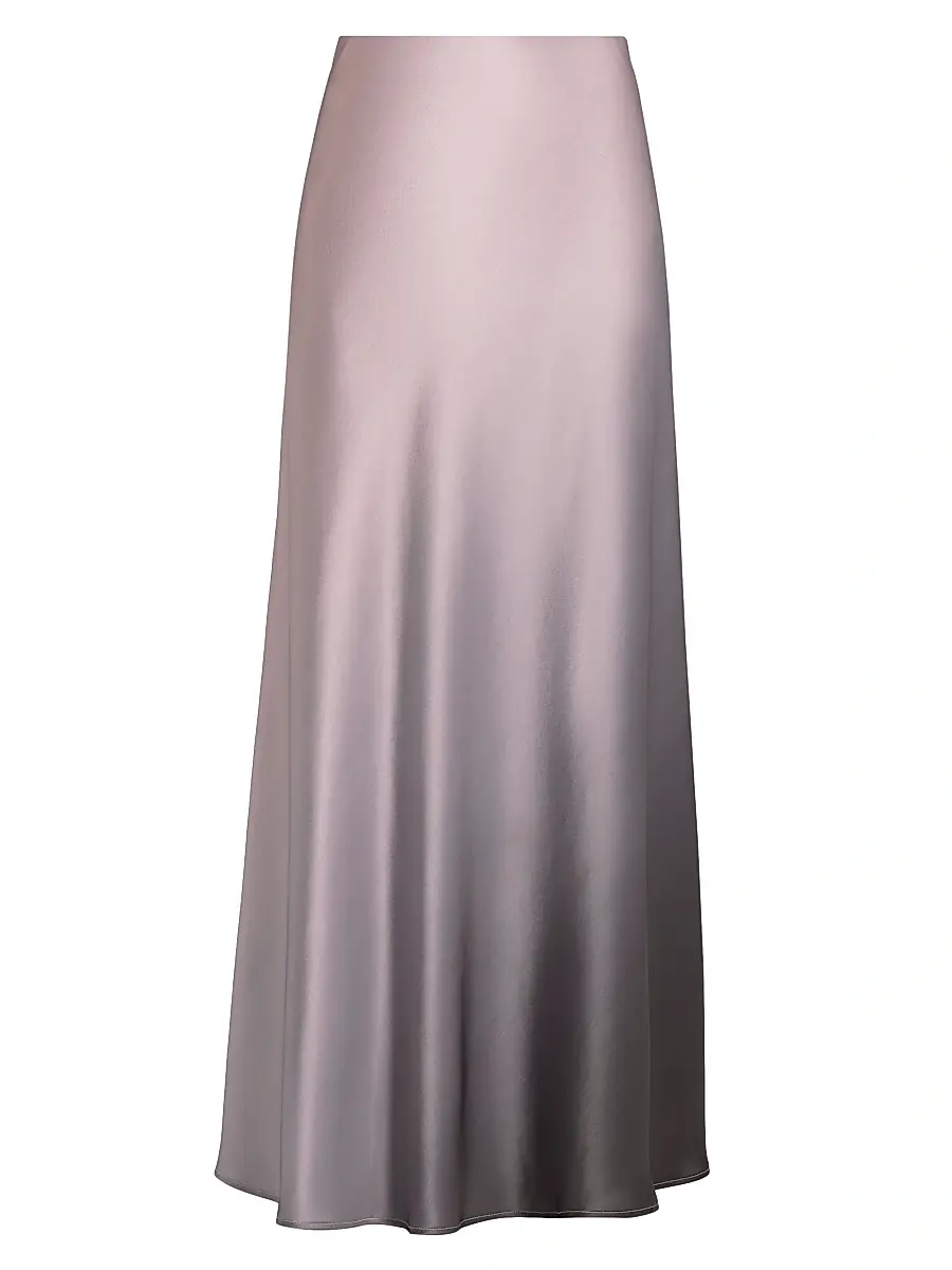 Cami NYC Women's Prue Ombré Satin Maxi Skirt - Ballet Ombre | Image 1 Cami NYC Women's Prue Ombré Satin Maxi Skirt - Ballet Ombre | Image 1