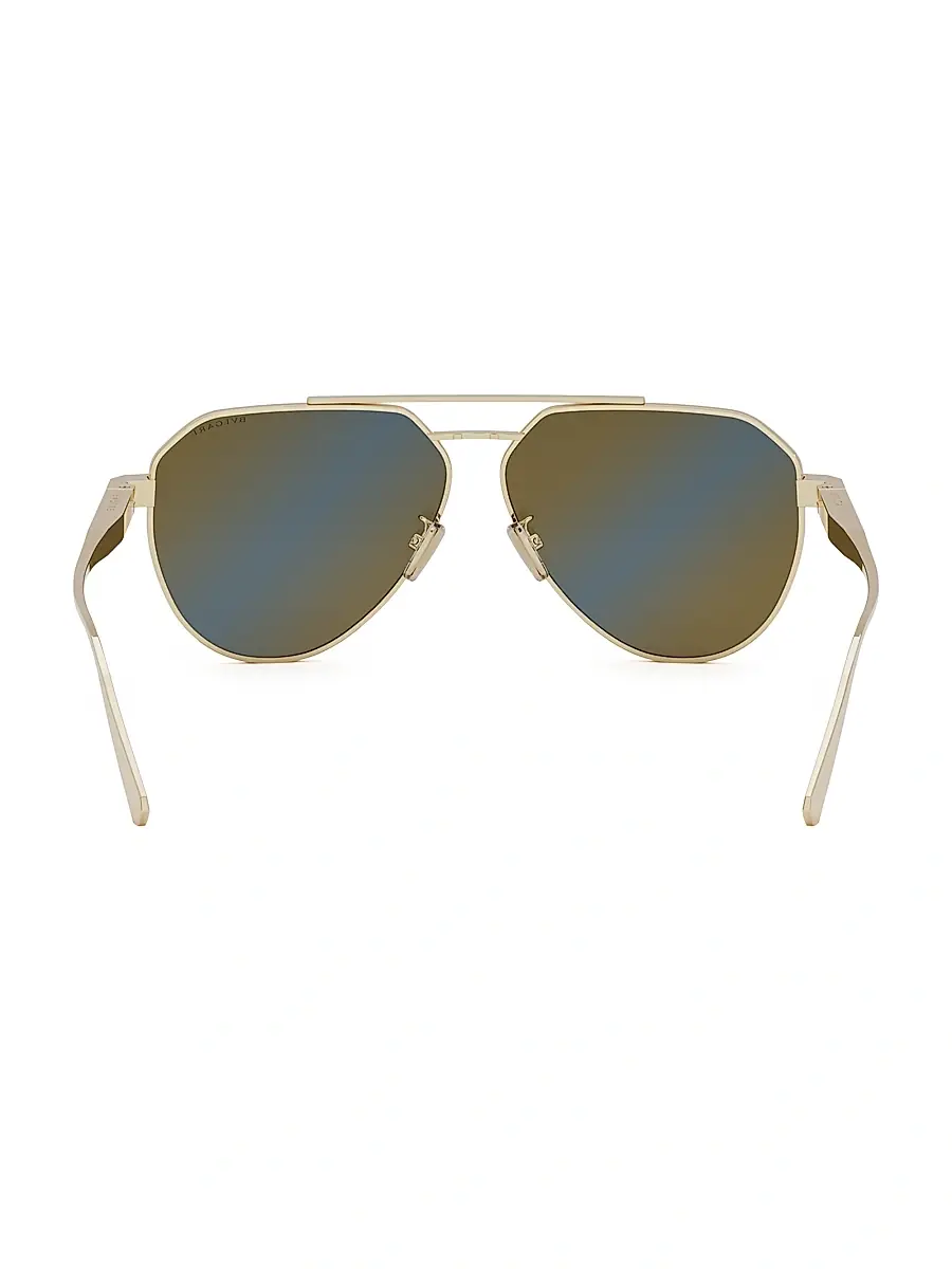 BVLGARI Men's Octo 60MM Pilot Sunglasses | Thumbnail 5 BVLGARI Men's Octo 60MM Pilot Sunglasses | Thumbnail 5