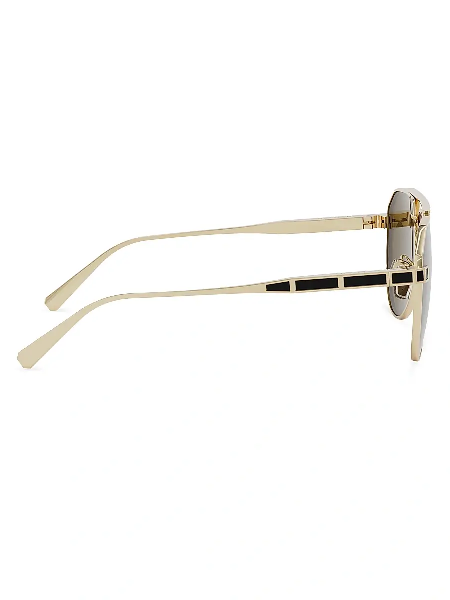 BVLGARI Men's Octo 60MM Pilot Sunglasses | Thumbnail 7 BVLGARI Men's Octo 60MM Pilot Sunglasses | Thumbnail 7