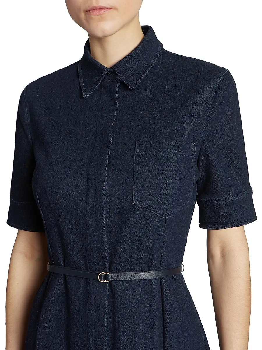 Altuzarra Women's Kieran Denim Midi-Shirtdress | Thumbnail 6 Altuzarra Women's Kieran Denim Midi-Shirtdress | Thumbnail 6