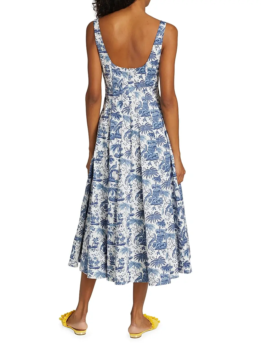 Staud Women's Wells A-Line Dress | Thumbnail 5 Staud Women's Wells A-Line Dress | Thumbnail 5