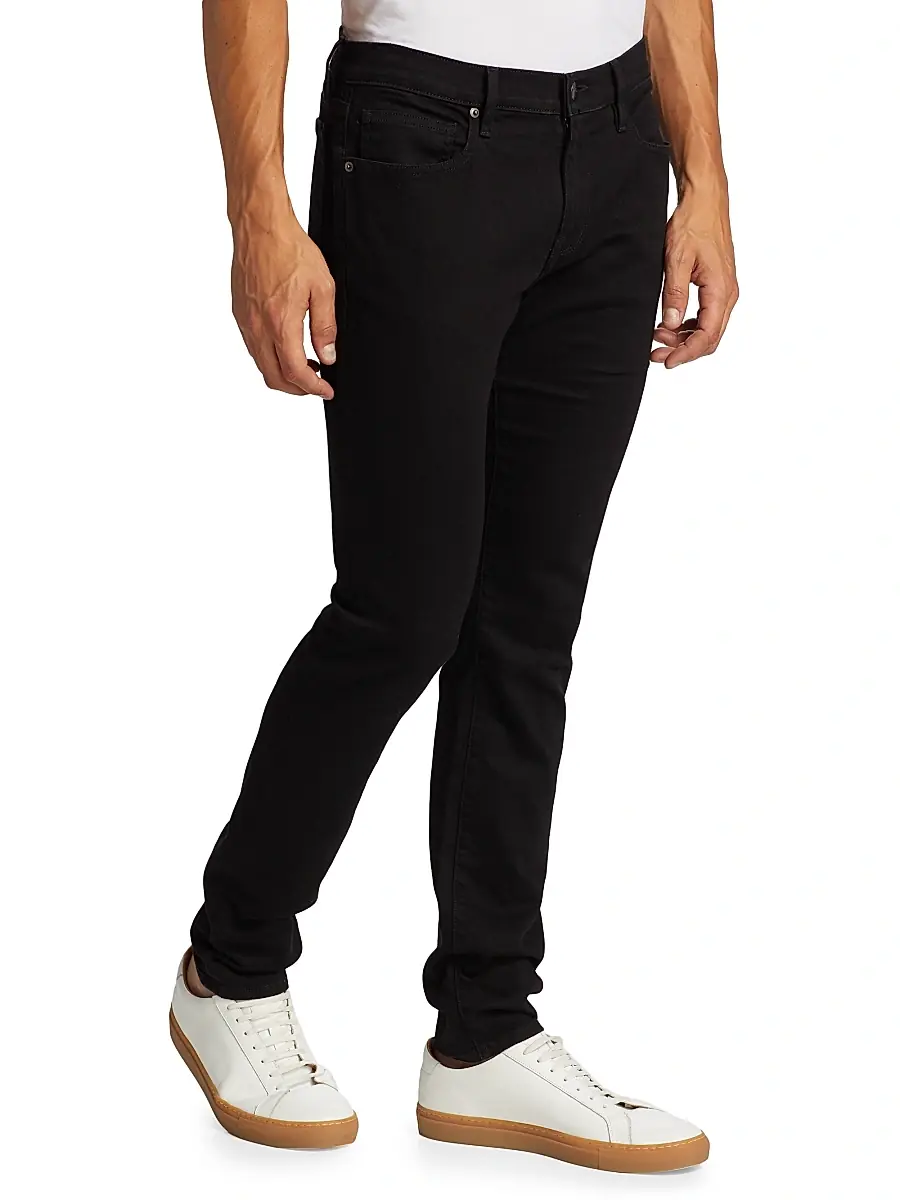 Frame L'Homme Cotton-Blend Slim-Fit Jeans | Thumbnail 4 Frame L'Homme Cotton-Blend Slim-Fit Jeans | Thumbnail 4