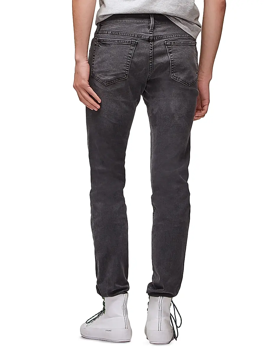 Frame L'Homme Cotton-Blend Slim-Fit Jeans | Thumbnail 5 Frame L'Homme Cotton-Blend Slim-Fit Jeans | Thumbnail 5