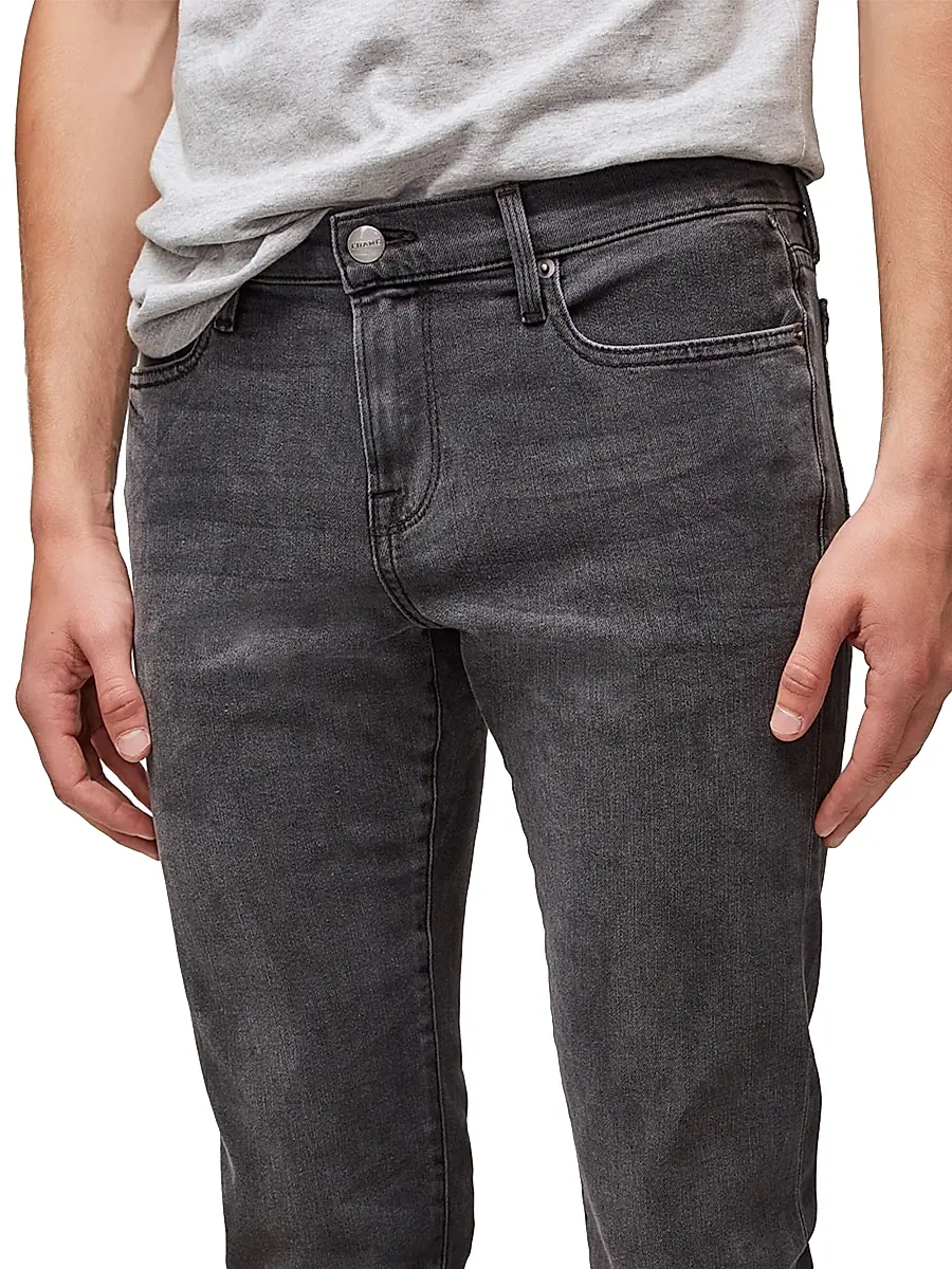 Frame L'Homme Cotton-Blend Slim-Fit Jeans | Thumbnail 6 Frame L'Homme Cotton-Blend Slim-Fit Jeans | Thumbnail 6