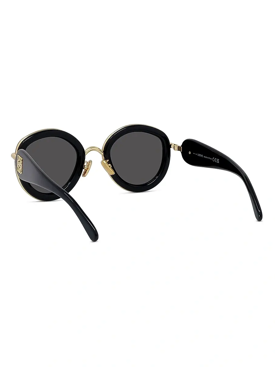 Loewe Men's Metal Round 49MM Sunglasses | Thumbnail 5 Loewe Men's Metal Round 49MM Sunglasses | Thumbnail 5