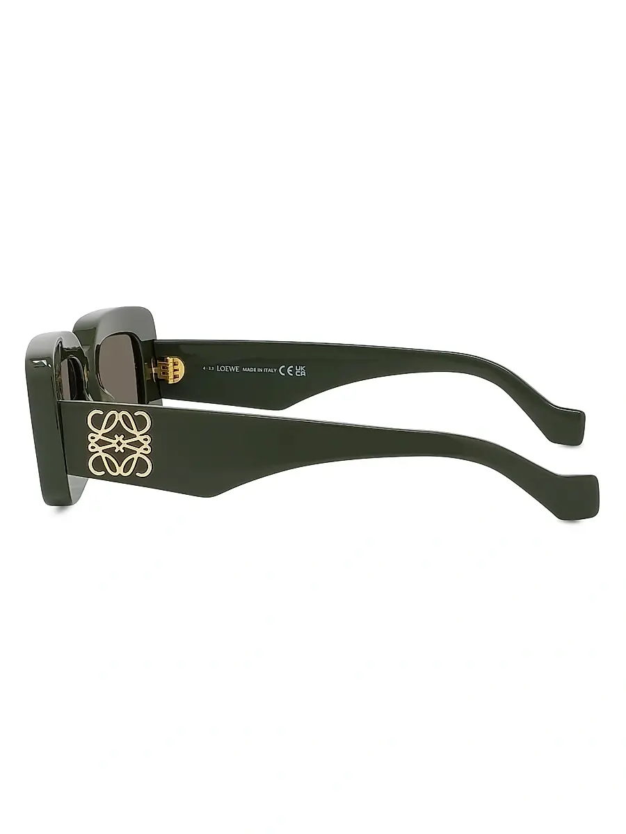 Loewe Men's Anagram 46MM Geometric Sunglasses | Thumbnail 4 Loewe Men's Anagram 46MM Geometric Sunglasses | Thumbnail 4