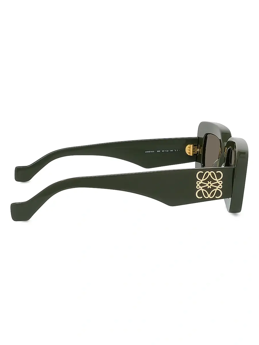 Loewe Men's Anagram 46MM Geometric Sunglasses | Thumbnail 8 Loewe Men's Anagram 46MM Geometric Sunglasses | Thumbnail 8