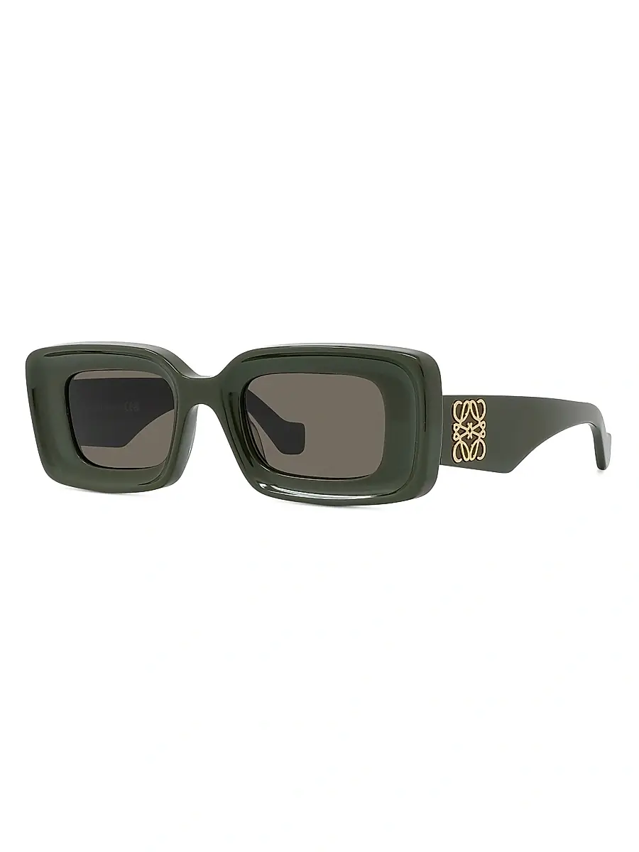 Loewe Men's Anagram 46MM Geometric Sunglasses | Image 1 Loewe Men's Anagram 46MM Geometric Sunglasses | Image 1