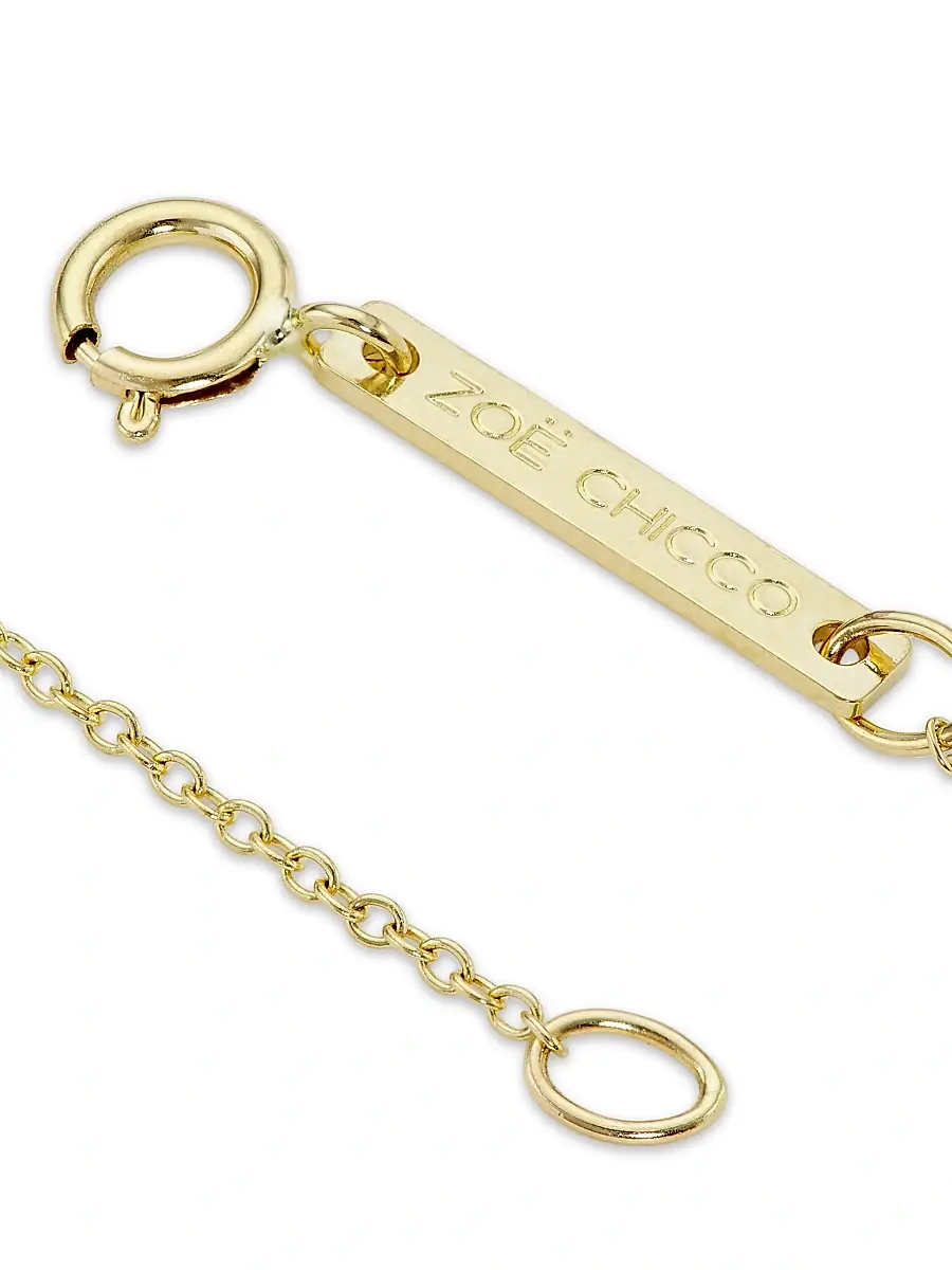 Zoë Chicco Women's 14K Yellow Gold & Multi-Gemstone Necklace - Yellow Gold | Thumbnail 3 Zoë Chicco Women's 14K Yellow Gold & Multi-Gemstone Necklace - Yellow Gold | Thumbnail 3