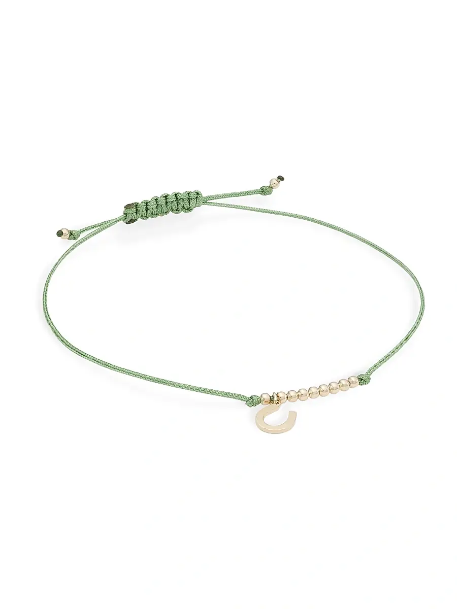 Women's 14K Gold Horseshoe Tennis Bracelet - Yellow Gold Women's 14K Gold Horseshoe Tennis Bracelet - Yellow Gold