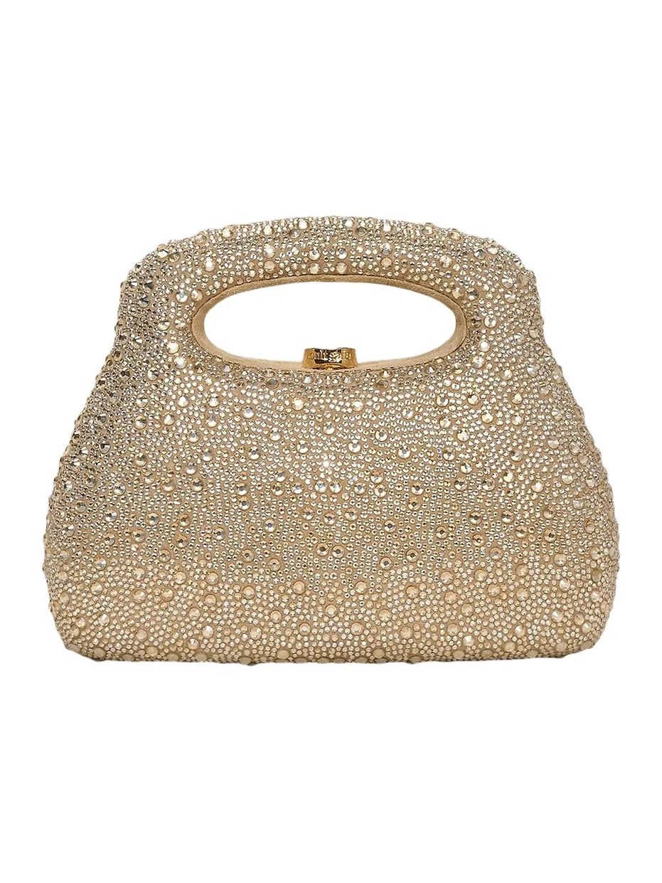 Cult Gaia Women's Mimi Embellished Leather Top Handle Bag