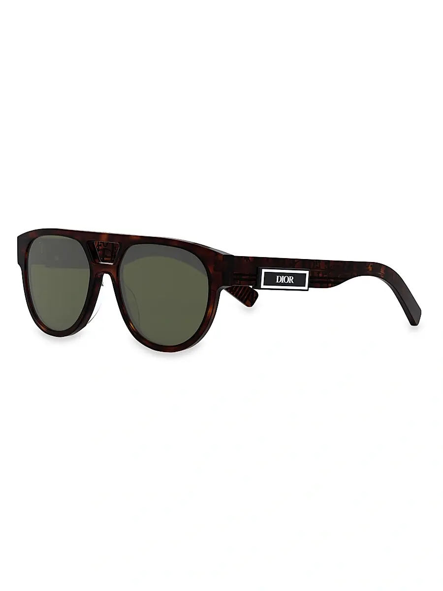 Dior Men's DiorB23 R1I 54MM Oval Sunglasses | Image 1 Dior Men's DiorB23 R1I 54MM Oval Sunglasses | Image 1