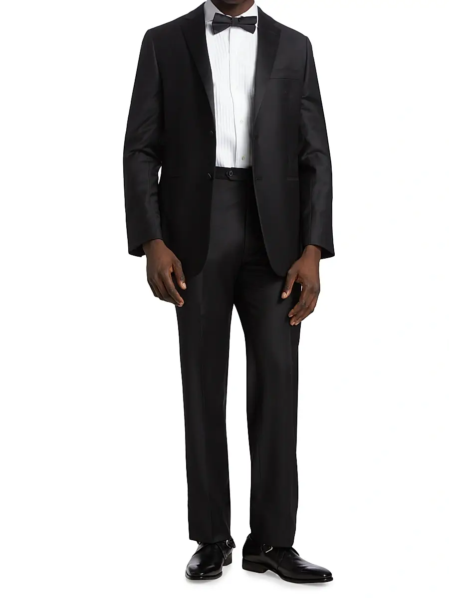 Paul Stuart Men's Super 120 Tuxedo - Black | Thumbnail 3