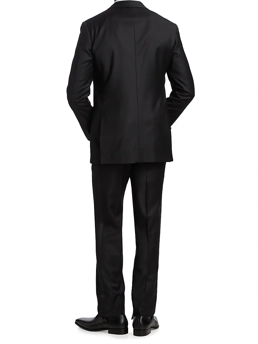 Paul Stuart Men's Super 120 Tuxedo - Black | Thumbnail 5