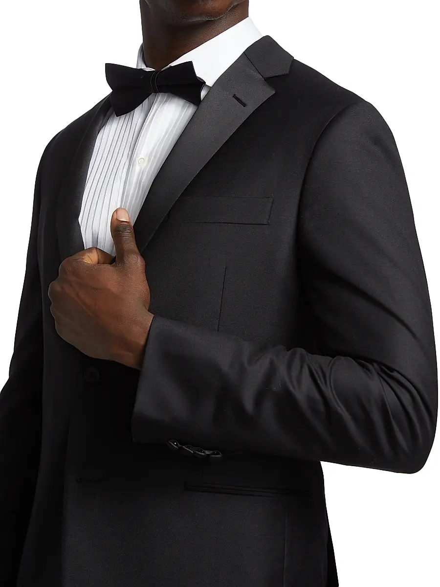 Paul Stuart Men's Super 120 Tuxedo - Black | Thumbnail 6