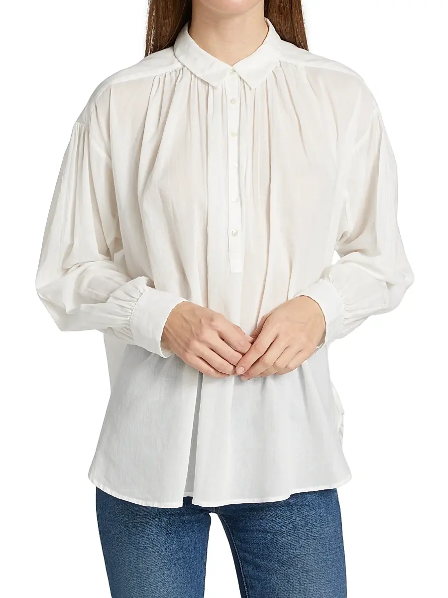 Nili Lotan Women's Miles Pullover Blouse | Thumbnail 3