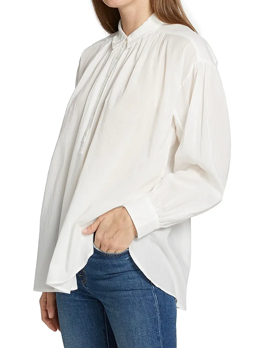 Nili Lotan Women's Miles Pullover Blouse | Thumbnail 4