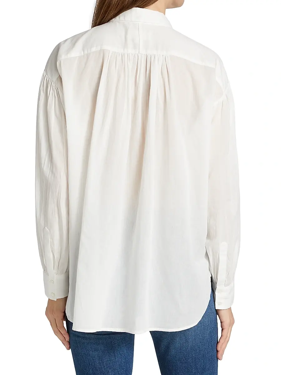 Nili Lotan Women's Miles Pullover Blouse | Thumbnail 5