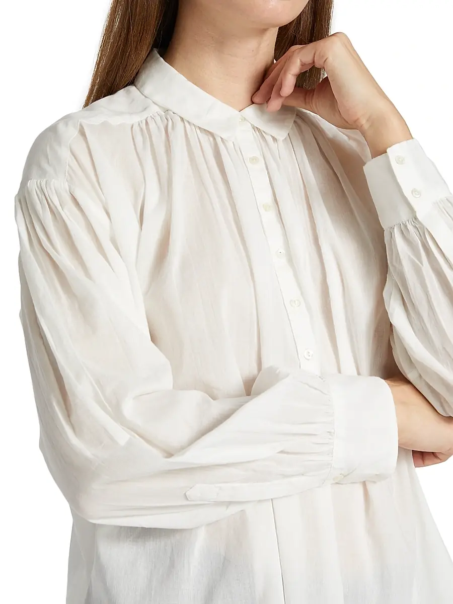 Nili Lotan Women's Miles Pullover Blouse | Thumbnail 6