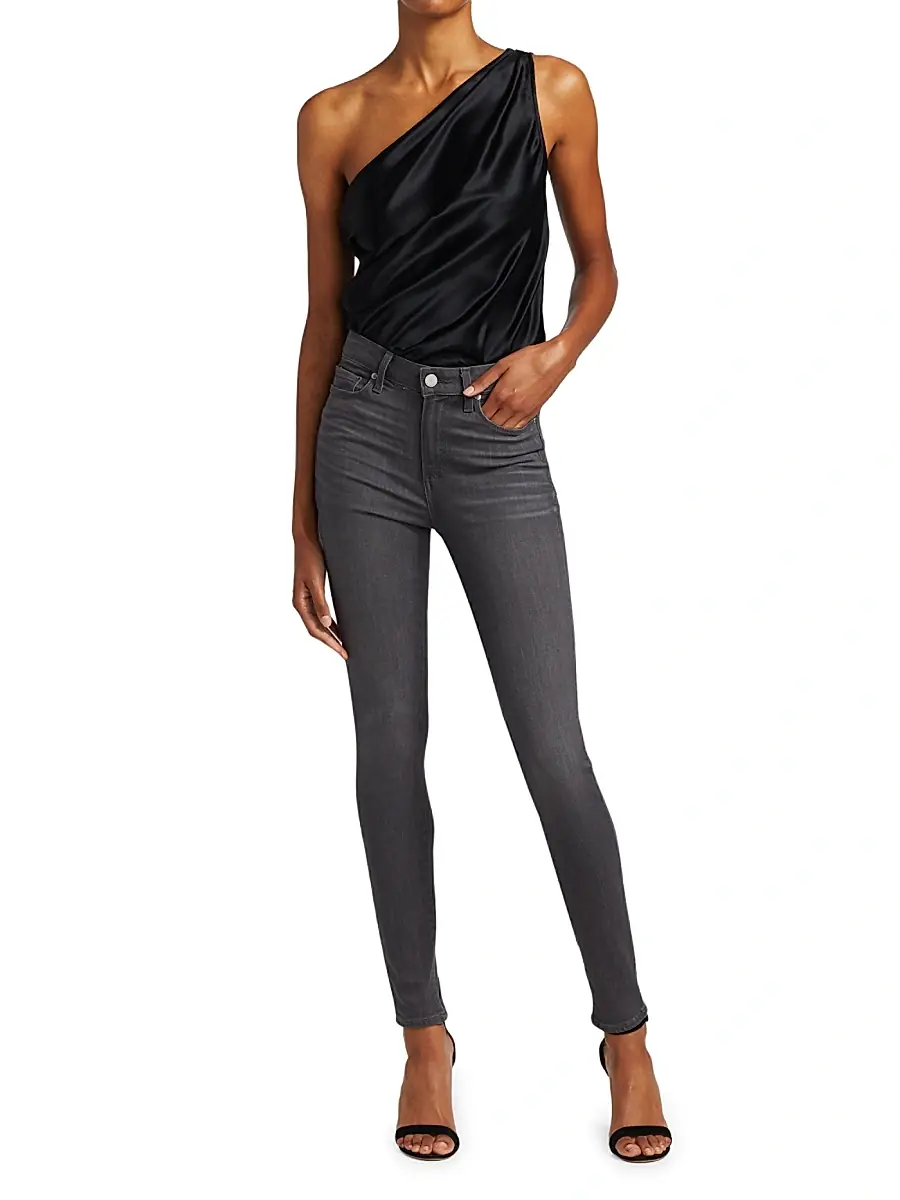 Cami NYC Women's Darby One-Shoulder Silk Bodysuit | Thumbnail 2 Cami NYC Women's Darby One-Shoulder Silk Bodysuit | Thumbnail 2