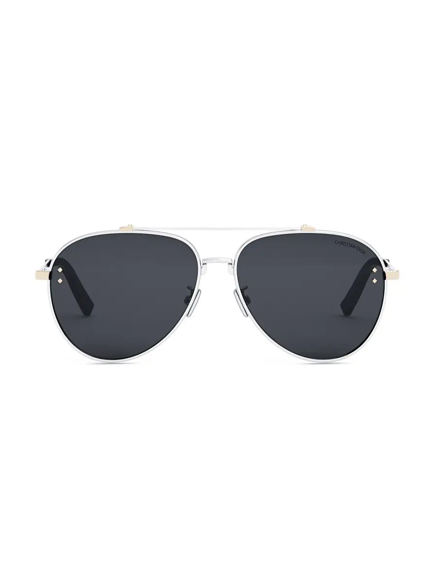 Dior Men's CD Diamond A1U 59MM Pilot Sunglasses | Image 1 Dior Men's CD Diamond A1U 59MM Pilot Sunglasses | Image 1