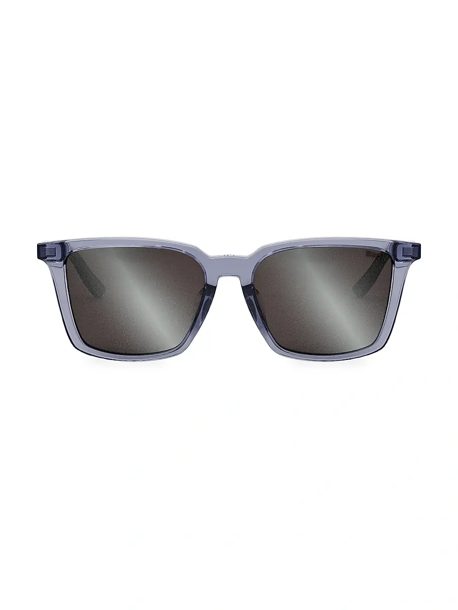 DIOR Men's InDior S4F 56MM Square Sunglasses - Light Blue Smoke | Thumbnail 2 DIOR Men's InDior S4F 56MM Square Sunglasses - Light Blue Smoke | Thumbnail 2