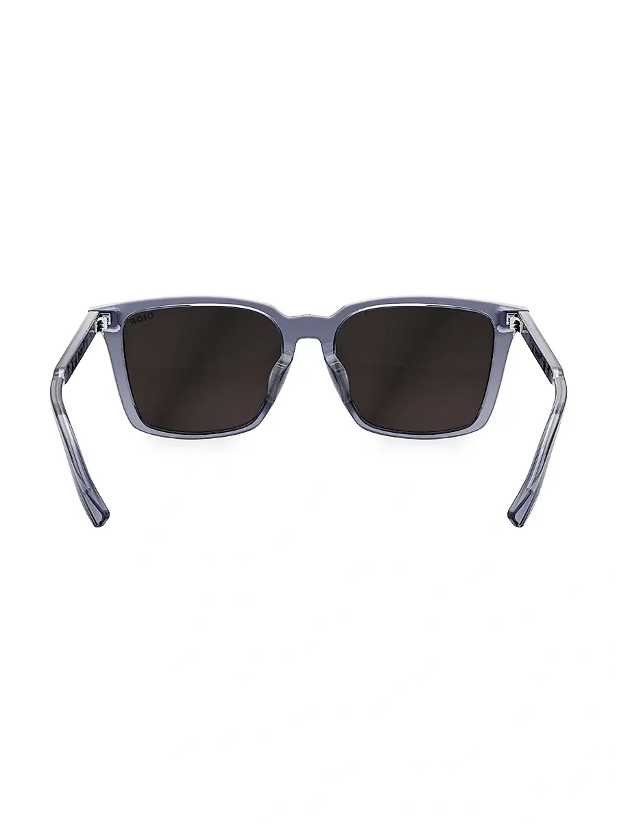 DIOR Men's InDior S4F 56MM Square Sunglasses - Light Blue Smoke | Thumbnail 5 DIOR Men's InDior S4F 56MM Square Sunglasses - Light Blue Smoke | Thumbnail 5