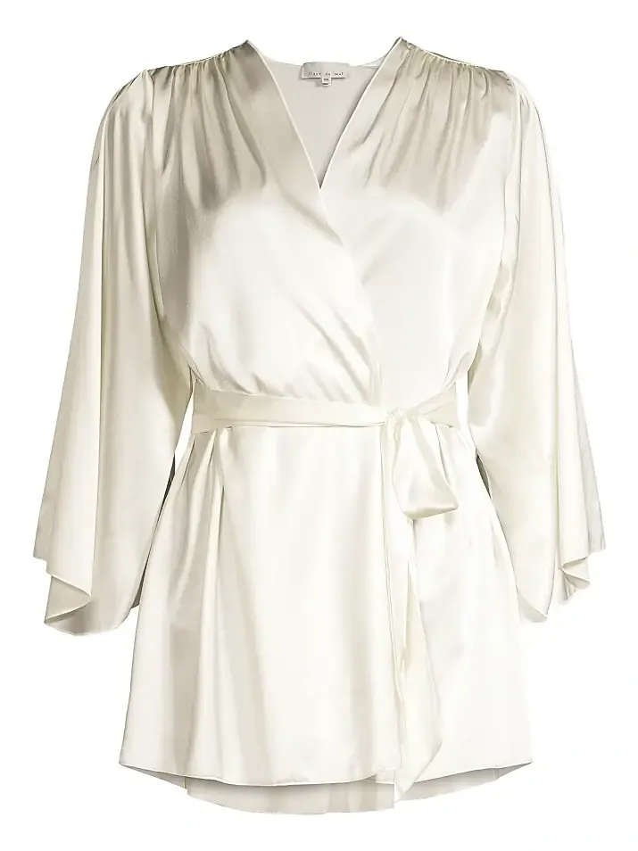 Women's Satin Short Robe Women's Satin Short Robe