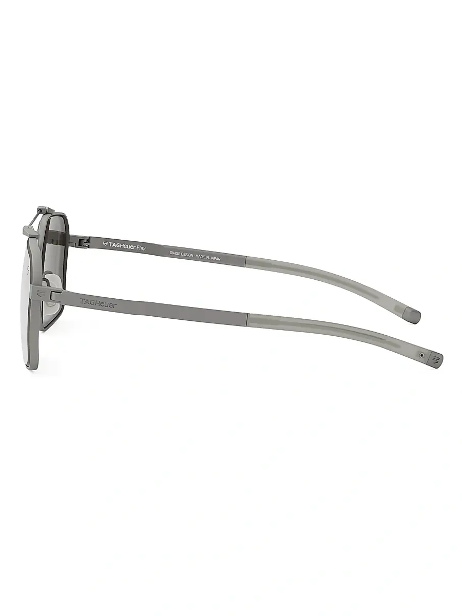 TAG Heuer Men's Flex Dyneema 57MM Square Sunglasses | Thumbnail 3