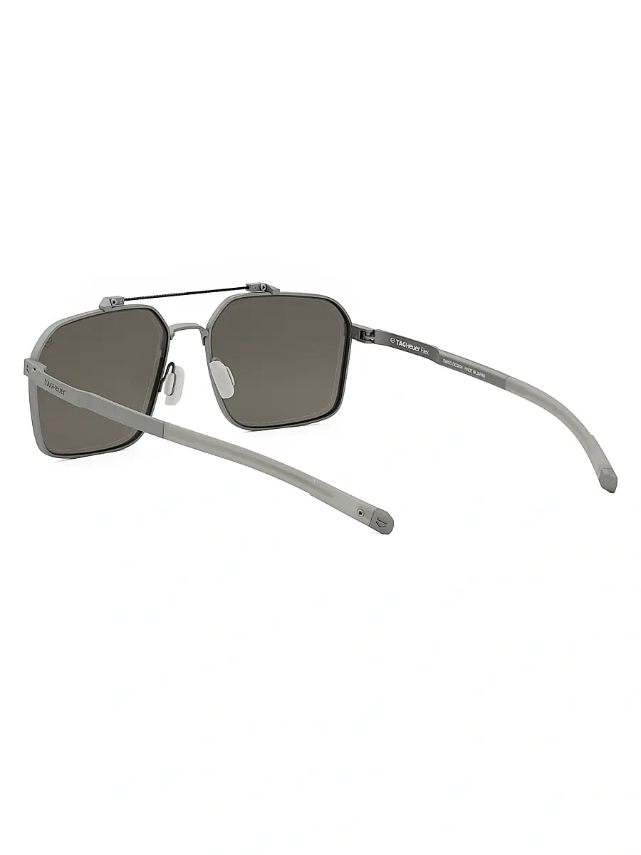 TAG Heuer Men's Flex Dyneema 57MM Square Sunglasses | Thumbnail 4