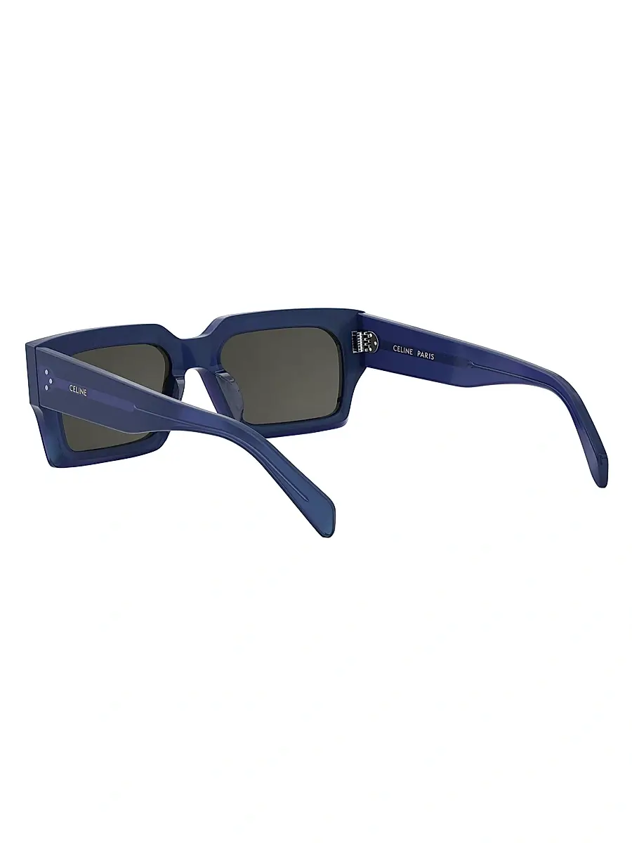 Celine Men's Bold 3 Dots 54MM Rectangular Sunglasses | Thumbnail 4 Celine Men's Bold 3 Dots 54MM Rectangular Sunglasses | Thumbnail 4