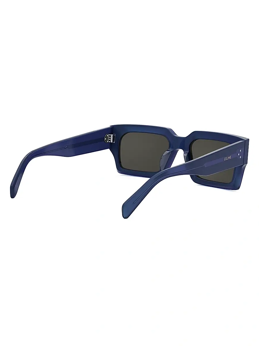 Celine Men's Bold 3 Dots 54MM Rectangular Sunglasses | Thumbnail 6 Celine Men's Bold 3 Dots 54MM Rectangular Sunglasses | Thumbnail 6
