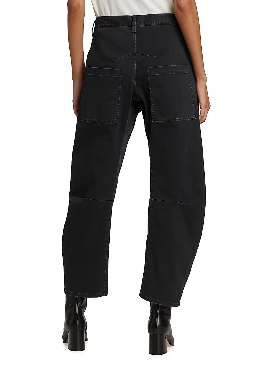 Nili Lotan Women's Shon Cotton Twill Pants | Thumbnail 5 Nili Lotan Women's Shon Cotton Twill Pants | Thumbnail 5
