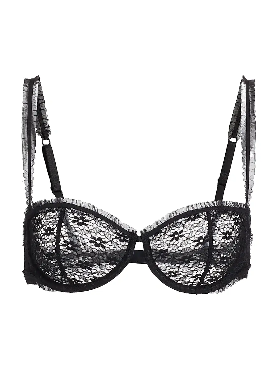 Women's Chante Lace Balconette Bra - Black