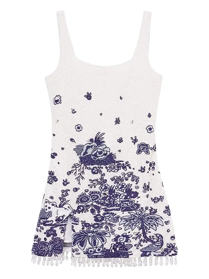 Women's Le Sable Floral Beaded Minidress Women's Le Sable Floral Beaded Minidress