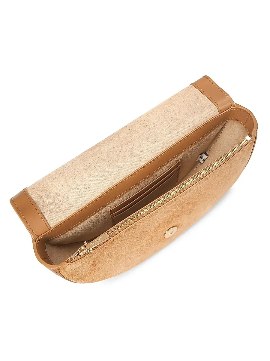 Cult Gaia Women's Azariah Suede Top Handle Bag | Thumbnail 3