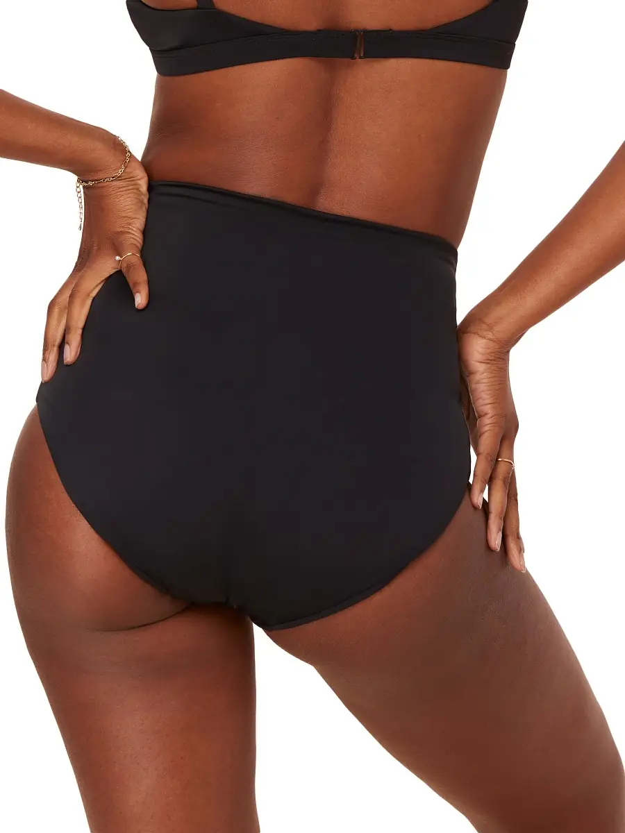 Andie Swim Women's The Super High Waist Bottom - Black | Thumbnail 3 Andie Swim Women's The Super High Waist Bottom - Black | Thumbnail 3