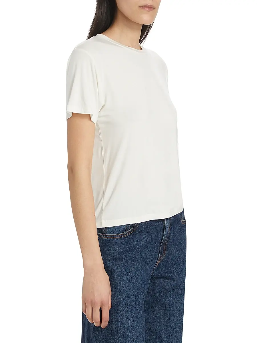 TWP Women's His Jersey Crewneck Tee | Thumbnail 4 TWP Women's His Jersey Crewneck Tee | Thumbnail 4