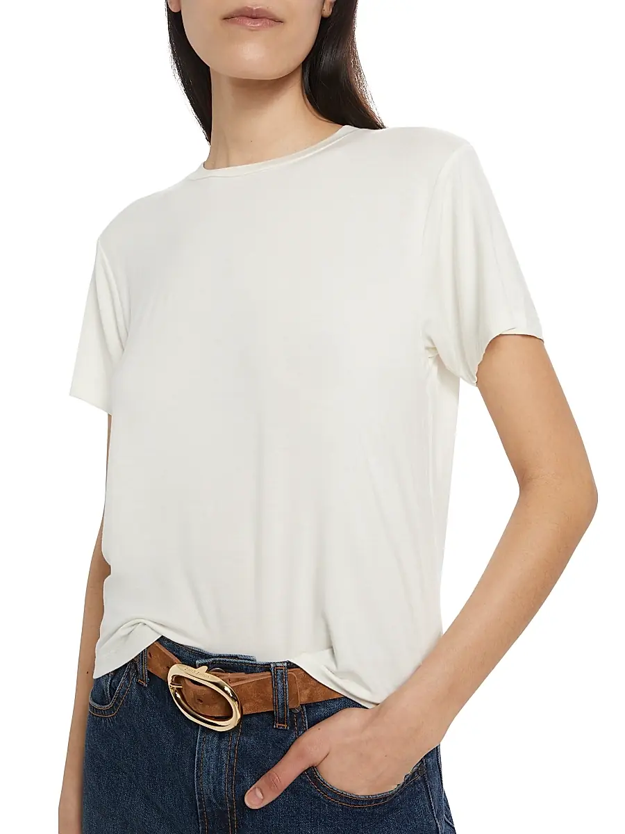 TWP Women's His Jersey Crewneck Tee | Thumbnail 6 TWP Women's His Jersey Crewneck Tee | Thumbnail 6