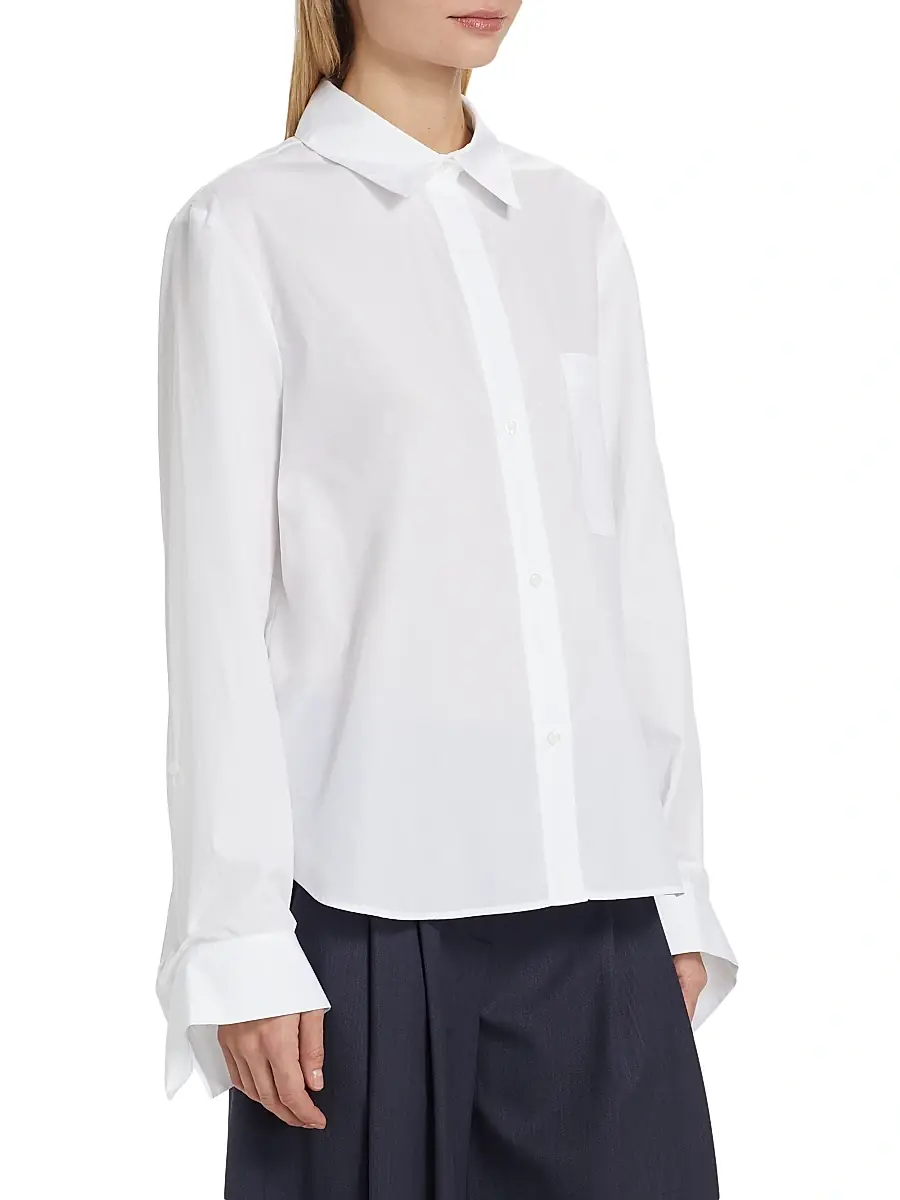 TWP Women's New Morning After Poplin Shirt | Thumbnail 4 TWP Women's New Morning After Poplin Shirt | Thumbnail 4