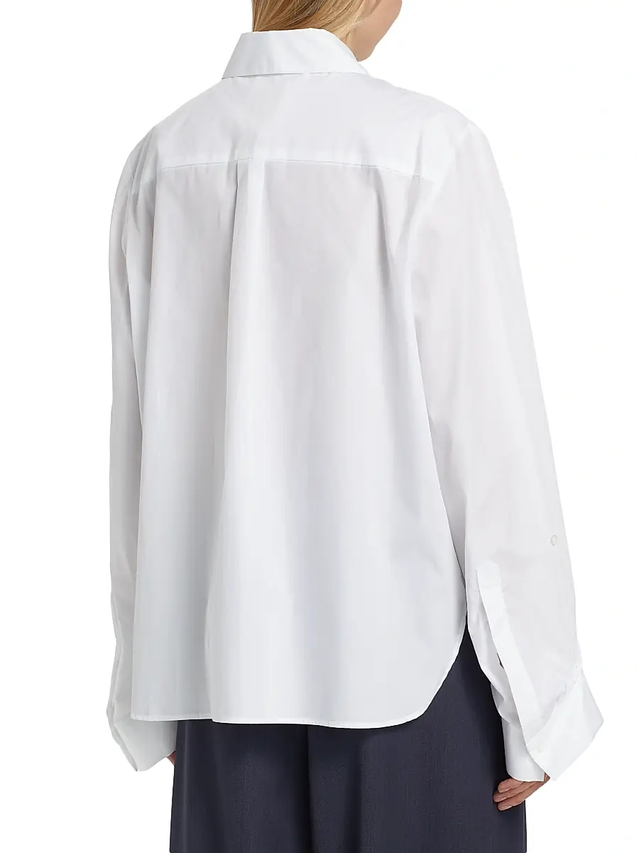 TWP Women's New Morning After Poplin Shirt | Thumbnail 5 TWP Women's New Morning After Poplin Shirt | Thumbnail 5