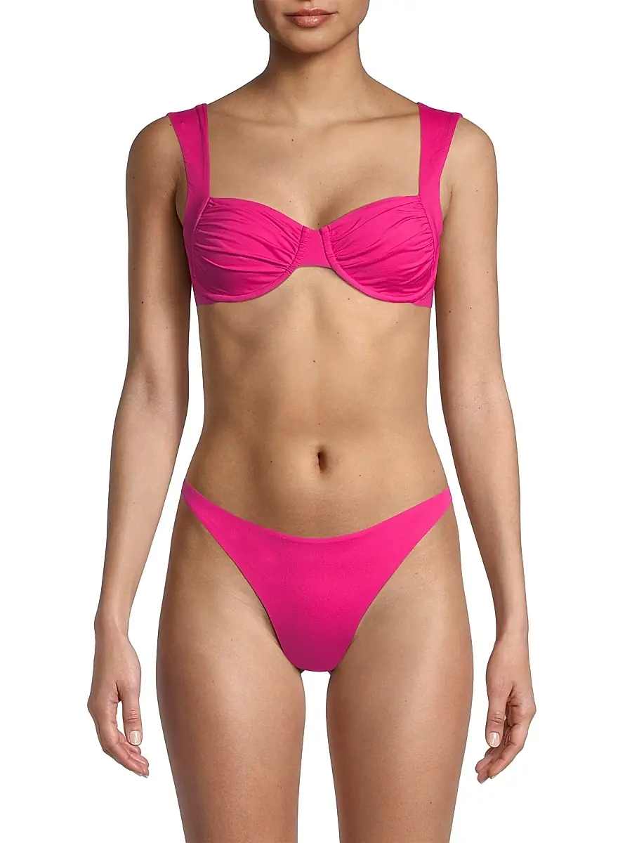 LSpace L*Space Women's Stella Ruched Bikini Top | Thumbnail 3 LSpace L*Space Women's Stella Ruched Bikini Top | Thumbnail 3