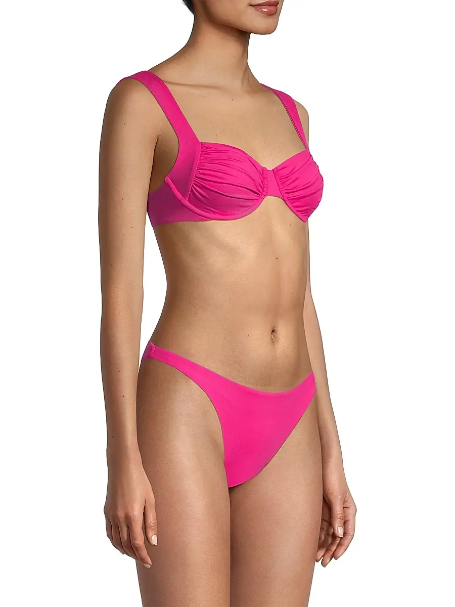 LSpace L*Space Women's Stella Ruched Bikini Top | Thumbnail 4 LSpace L*Space Women's Stella Ruched Bikini Top | Thumbnail 4