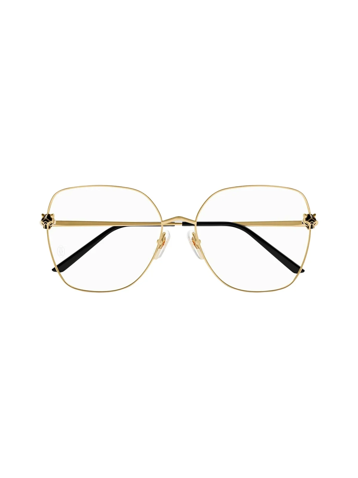 Cartier Women's Panthère Light 24K Gold-Plated Butterfly Glasses