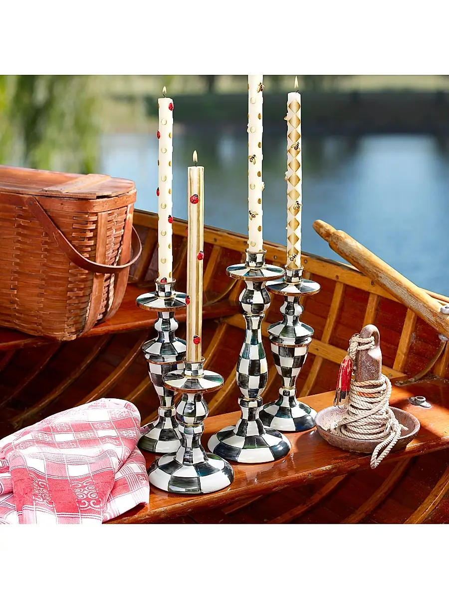 MacKenzie-Childs Courtly Check Candlestick | Thumbnail 2