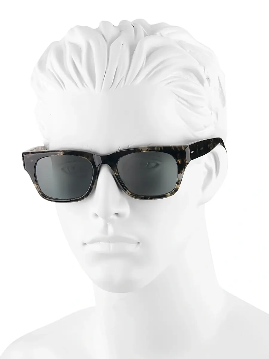 Barton Perreira Men's x Teddy Vonranson 55MM Sunglasses - Black | Thumbnail 4